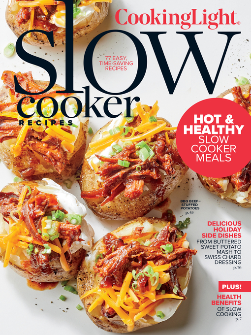 Title details for Cooking Light Slow Cooker by Cooking Light - Available